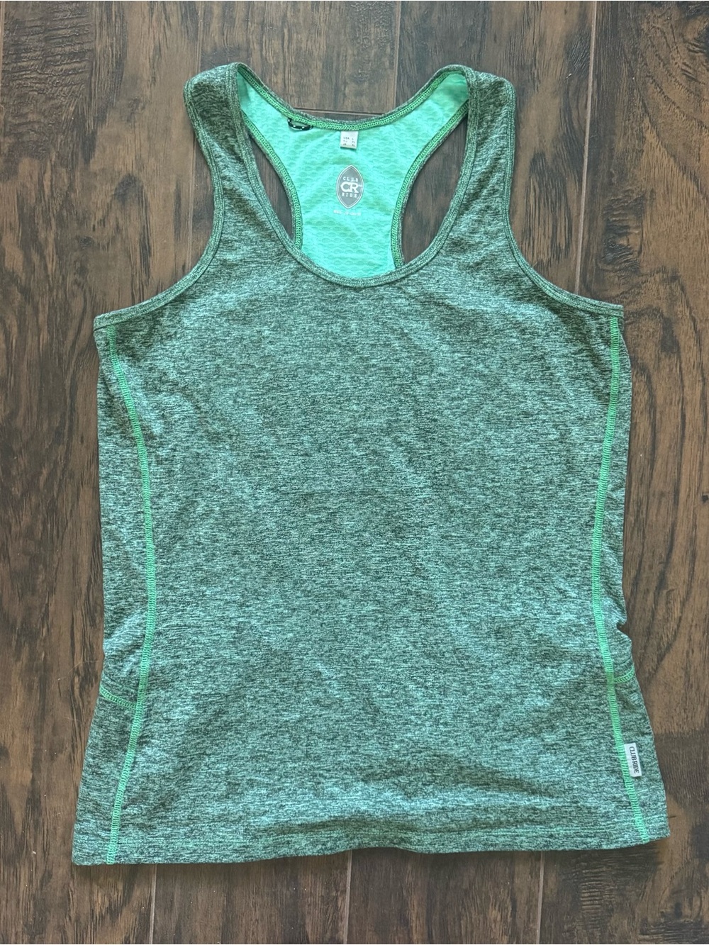 Club Ride Trixie Tank Top Heather Green Size Large